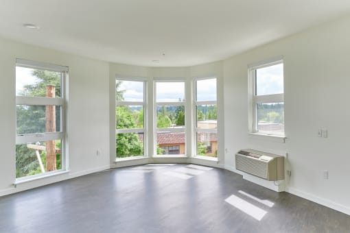 Multnomah Station Apartments living room