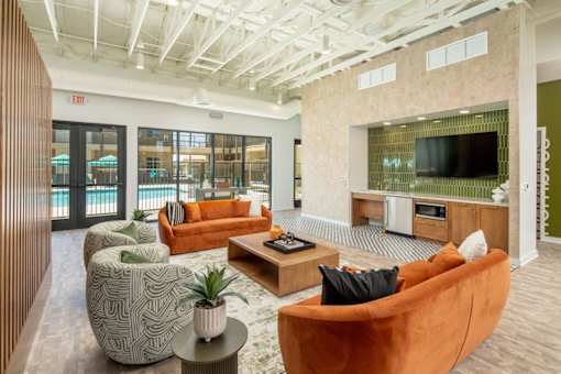 Villa Cielo Cortaro Apartments in Tucson, Arizona Clubhouse Lounge