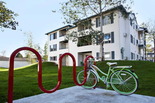 Village on Broadway Apartments in Spokane Valley, Washington Bike Rack