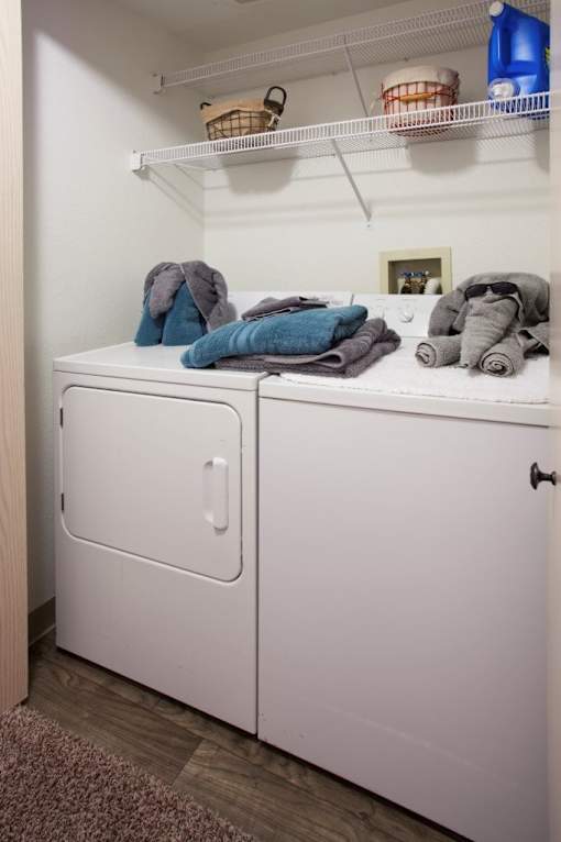 Village on Broadway Apartments in Spokane Valley, Washington Washer and Dryer