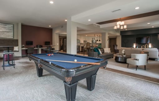 Whisper Sky Apartments Clubhouse Billiards Table