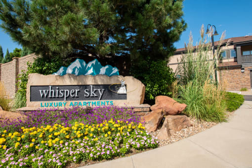 Whisper Sky Apartments Exterior Monument Sign