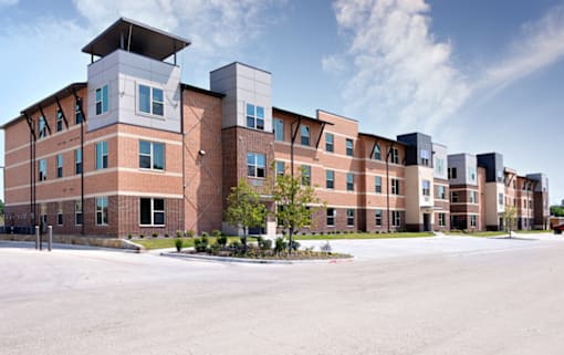 Building Exterior View at The Liberty Lofts, Gainesville, Texas