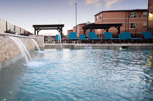 Sparkling Pool at The Liberty Lofts, Gainesville, TX, 76240