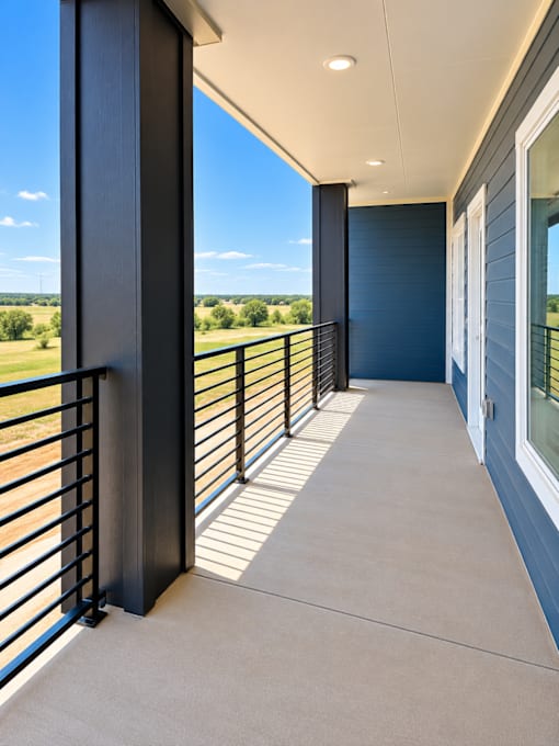 Rock Creek Apartments large open balcony
