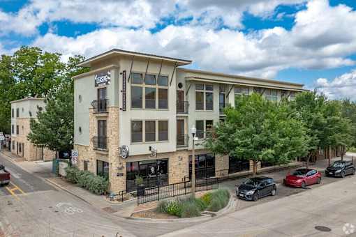 Building at Hickory Street Lofts Apartments, Denton, TX