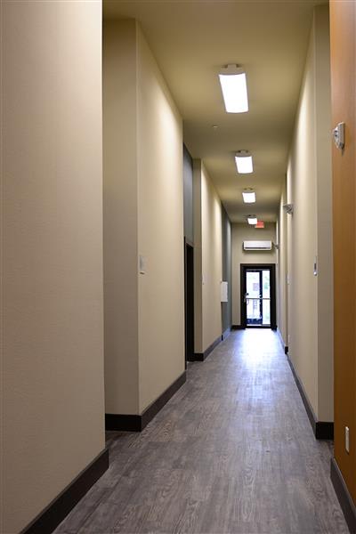 Lobby and Hallway at H Squared Apartments, Denton, 76201