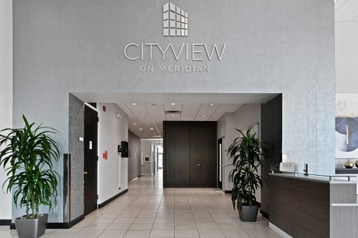 Modern Lobby at CityView on Meridian, Indianapolis, IN,46208