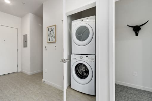 Washer Dryer at Cycle Apartments, Fort Collins, 80525