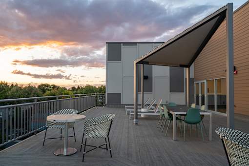 Rooftop Decks at Copestone Apartments, Garden City