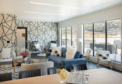 Beautiful Living Room at Cannery Flats, Bozeman, MT
