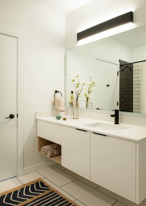 Bathroom with Sink at Cannery Flats, Bozeman, Montana