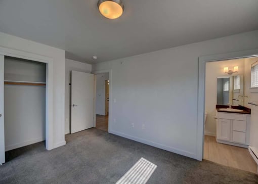 Bedroom With Bathroom View at West Village at Four Points, Montana