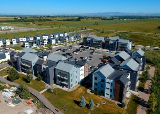 Aerial View Of Building at West Village at Four Points, Bozeman