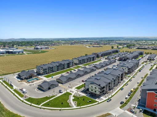 Drone View at The Expo, Billings, MT, 59106