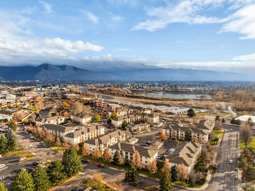 Aerial City View at Copper Run at Reserve, Missoula, MT, 59808