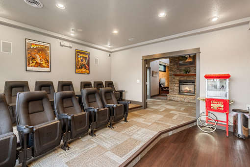 Private Movie Theatre at Copper Run at Reserve, Missoula, MT