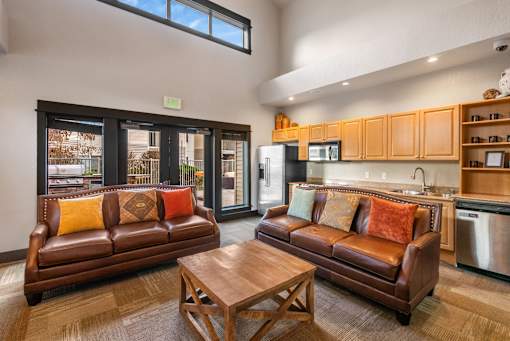 Clubroom With Kitchen at Copper Run at Reserve, Missoula, MT
