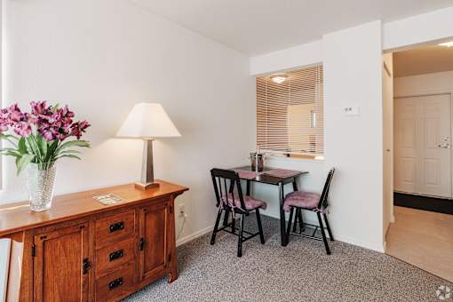 Room with wooden cabinet at Great Northern, Missoula, 59808