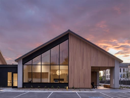 Leasing Office Exterior at The Clara, Eagle, ID