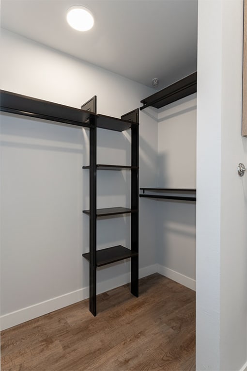 Closet space at The Expo Apartments, Montana, 59106