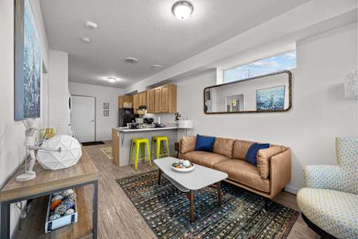 A modern living room at Majestic Drive, Missoula