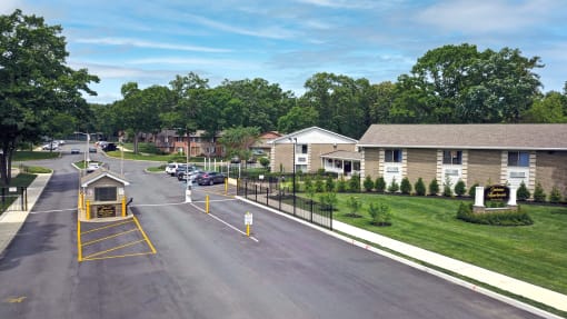 Property Entrance View at Oakview Apartments, New York, 11727