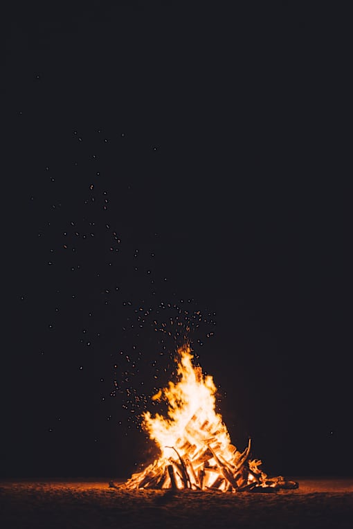 Fire Pit on Property