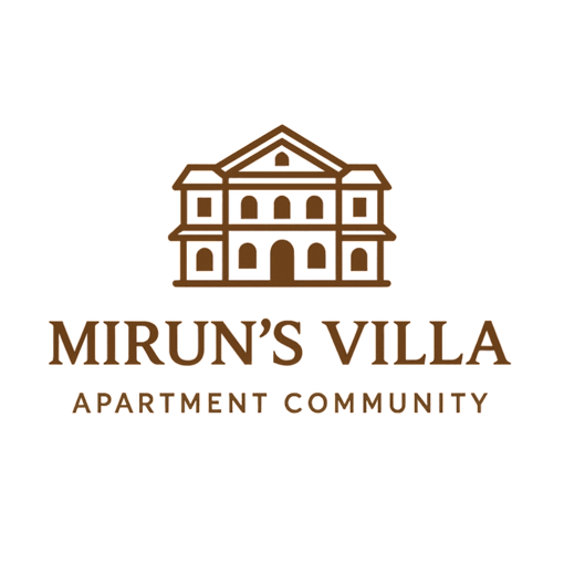 A logo for a villa apartment community 2
