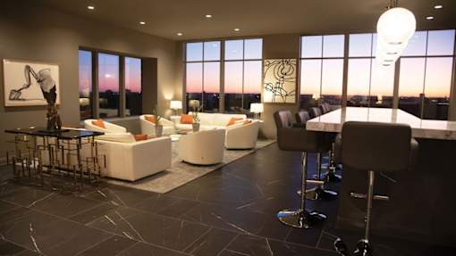 Living room of an apartment