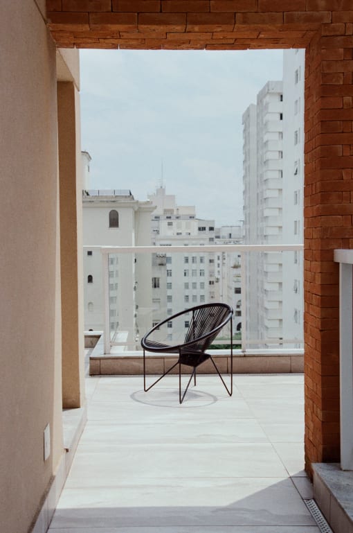 Outside balcony