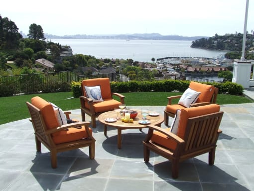 Nice outdoor seating