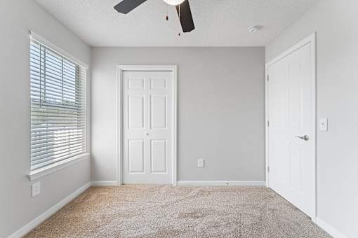 Bedroom with Carpet