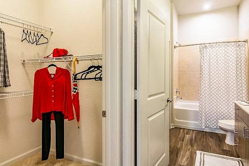 The Alexander at Sabal Point Closet and Bathroom