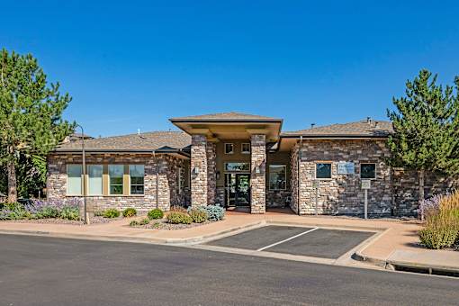 Leasing office main entryway - Acadia at Cornerstar Apartments