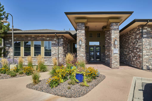 Acadia at Cornerstar Apartments - Leasing office entryway