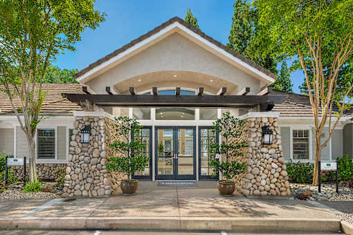 Leasing office entryway - Preserve at Blue Ravine