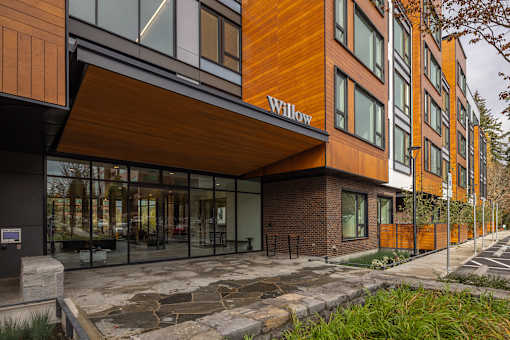 Willow Apartments entryway