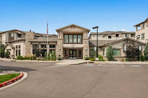 Leasing office exterior - First and Main Apartments