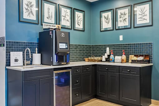 Resident coffee bar - Avenel at Montgomery Square