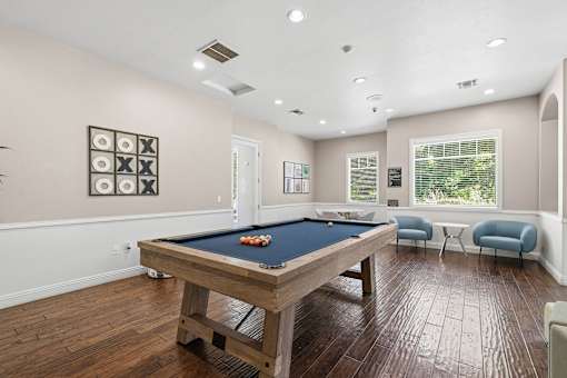 Clubhouse game room - Preserve at Blue Ravine