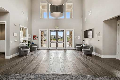 Clubhouse entryway - First and Main Apartments
