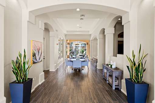 Social areas in clubhouse - Arrowhead Landing Apartments