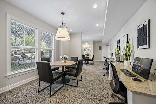 Resident business center - Avenel at Montgomery Square