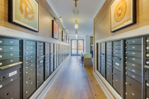 Element 29 apartments in Charleston electronic parcel system