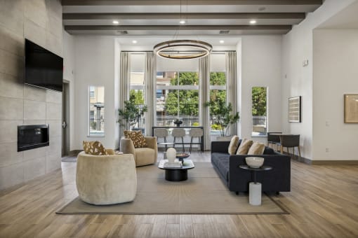Acadia at Cornerstar Apartments - Resident clubhouse great room