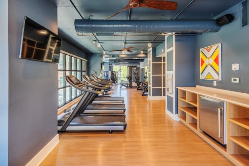 Element 29 apartments in Charleston fitness center