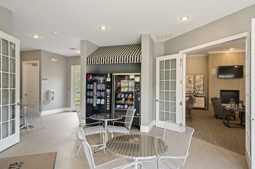 The Fairways at Corbin Park vending machines and seating