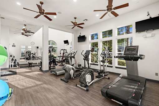 Fitness center - Foothills at Old Town Apartments