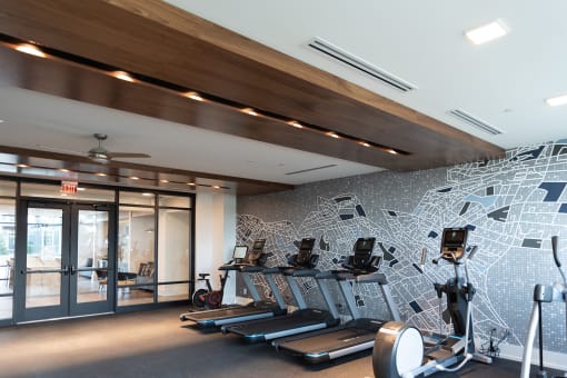 The Airdrie at Paoli Station fitness center cardio equipment